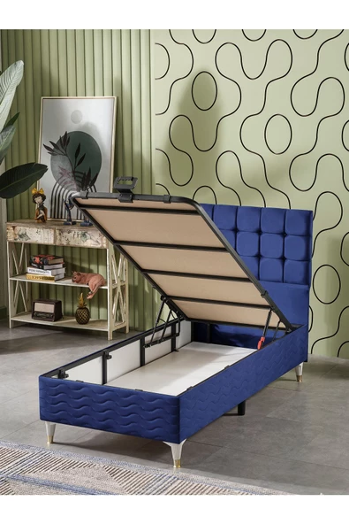 beehanem 90x190 Bengü Tek Kişilik Set (BAZA BAŞLIK YATAK) - 3