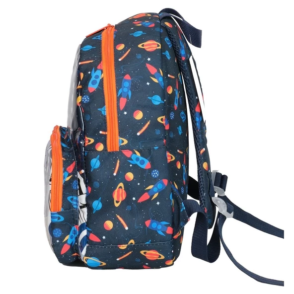 Wia 2 Bölmeli Astronot Anaokulu Sırt Çantası (WB-1062) - Resim 3