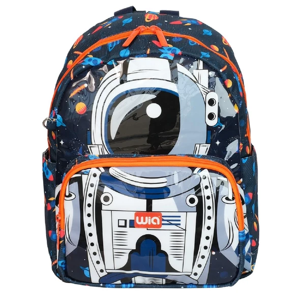 Wia 2 Bölmeli Astronot Anaokulu Sırt Çantası (WB-1062) ürün görseli