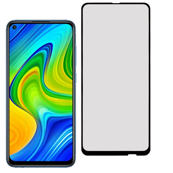 Xiaomi Redmi Note 9 Uyumlu Tam Kaplayan 5D Seramik Nano Cam Ekran Koruyucu ürün görseli 1