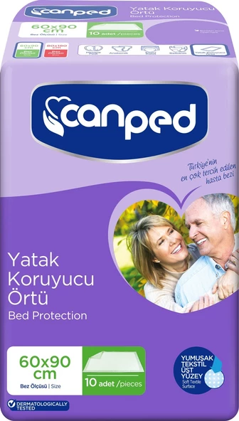 Canped Yatak Koruyucu Örtü Ekstra Örtü (60cm * 90cm) 10'lu