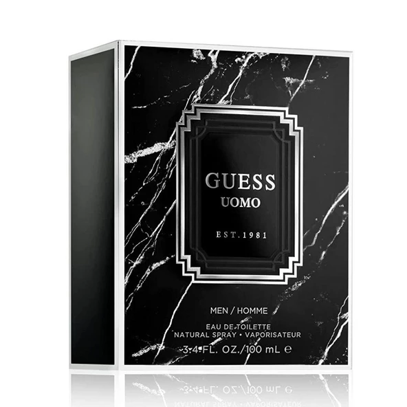 Guess Uomo Homme EDT 100 ml Erkek Parfümü - Resim 2