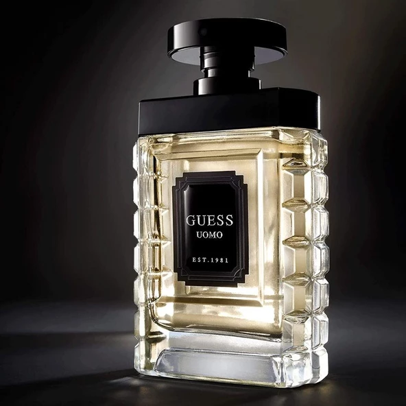 Guess Uomo Homme EDT 100 ml Erkek Parfümü - Resim 5