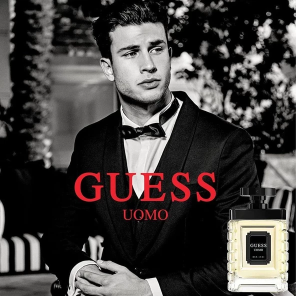 Guess Uomo Homme EDT 100 ml Erkek Parfümü - Resim 7