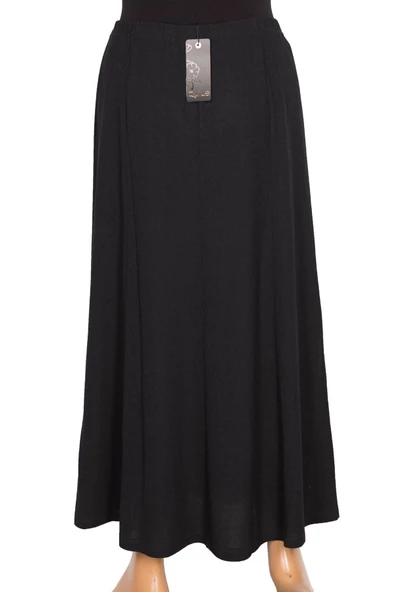 Dule Kadın Firuze Parçalı Astarlı Siyah Etek - Resim 3