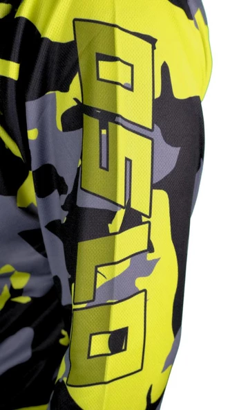Oslo Performans Balıkçı T-Shirt Kapüşonlu Yellow Camo - 7