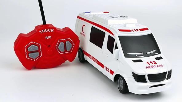 Uzaktan Kumanda Oyuncak Ambulans Acil Müdahale Aracı Işıklı Full Fonksiyon