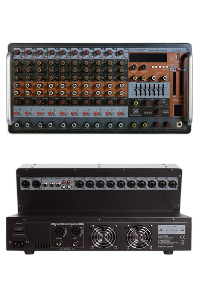 Maxword RM-12 Yüksek Kaliteli Rack Tipi Mixer 12 Kanal 2x550 Watt - 2