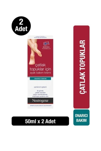 Neutrogena Çatlak Topuk Ayak Kremi 50 ml X2 - 2