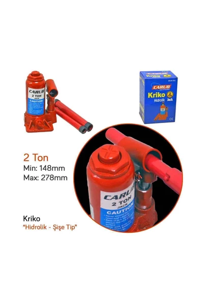 Carub Hidrolik Kriko 2 Ton Ce Belgeli Br2701001 - 2