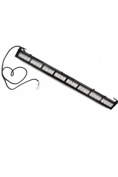 FESAN Oto Kurtarıcı + Iş Makinası Çakar Lamba 32 Led 90x4 Cm Sarı 5 Fonksiyonlu - Resim 2