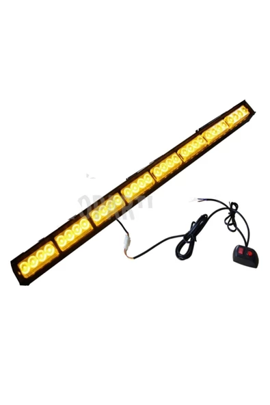 FESAN Oto Kurtarıcı + Iş Makinası Çakar Lamba 32 Led 90x4 Cm Sarı 5 Fonksiyonlu ürün görseli