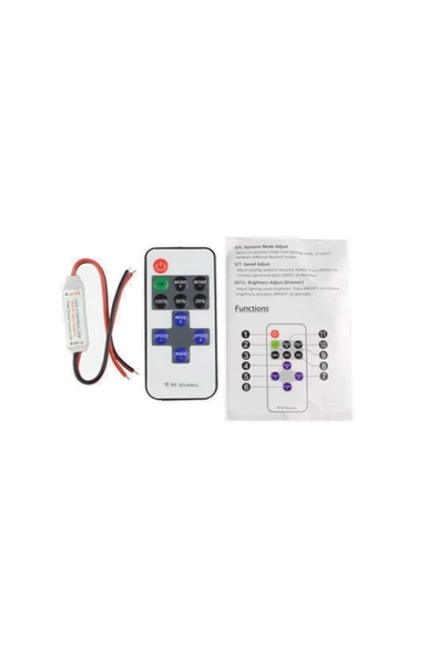JOYTEC Uzaktan Kumandalı Şerit Led Dimmer Led Işık Kontrolü 12v/24v - 4