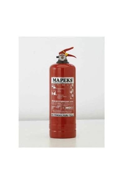 Mapeks 2 Yıl Garantili 1 Kg Yangın Söndürücü Abc Tozlu Ce Belgeli 2025-2027 TARİHLİ ürün görseli