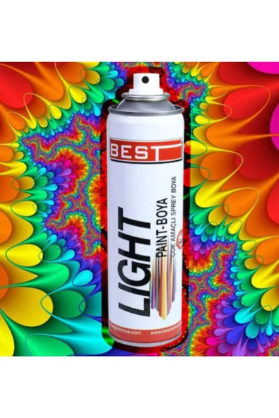 Best Light Akrilik Takviyeli Sprey Boya Gümüş Gri 250 ml