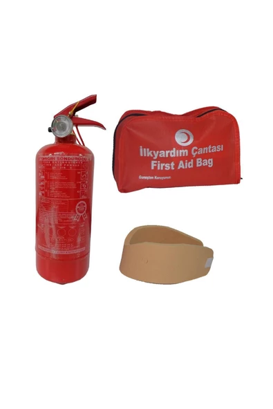 Mapeks Trafik Ilkyardım Seti Yangın Tüpü Boyunluk Oto Muayene Paketi ürün görseli