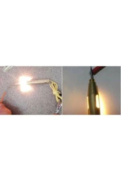 ŞüsCarOto Carub Araç Oto Elektrik Test Kalemi Kontrol Kalemi 6v-24v Timsah Ağızlı - Resim 3