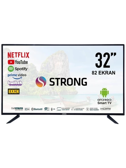 Strong Cv32es2000 Hd 32" 82 Ekran Uydu Alıcılı Android Smart Led Tv