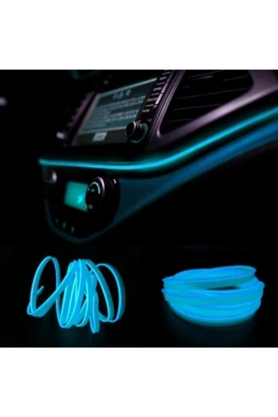 Forza Araç Içi Aydınlatma Ip Neon Led Buz Mavisi Neon