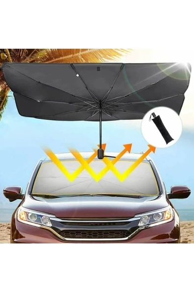 Universal Opel Astra Araba Ön Cam Güneşlik Katlanabilir Güneşlik Şemsiye Ön Cam Gölgelik - 2