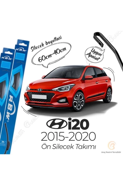 Rbw Hyundai I20 Muz Silecek Takımı (2015-2020)