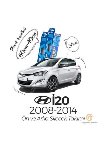 Rbw Hyundai I20 Ön Arka Silecek Seti (2008-2018) - 1