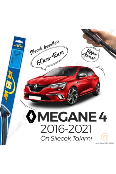 Rbw Renault Megane 4 Muz Silecek Takımı (2016-2020)