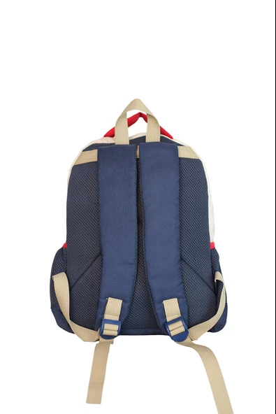 Çocuk Kol Saati Hediyeli Cambridge Polo Club Büyük Kapasiteli Çocuk Okul Çantası CPC.C3014 - 5