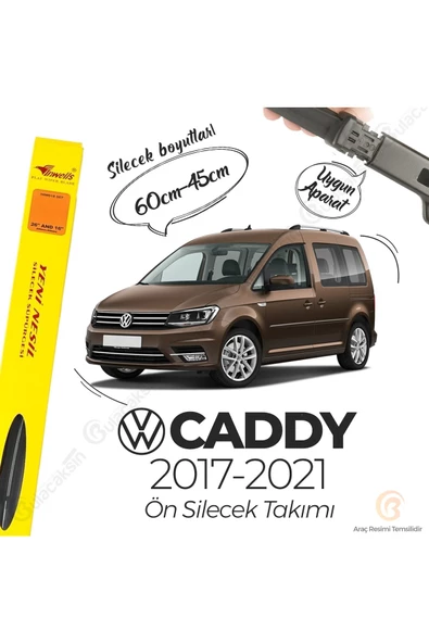 Inwells Volkswagen Caddy Muz Silecek Takımı (2017-2021)