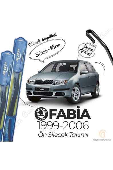 Rbw Skoda Fabia Ön Silecek Takımı (1999-2006) Hibrit