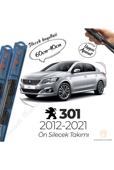 Rbw Peugeot 301 Ön Silecek Takımı (2012-2021) Hibrit ürün görseli