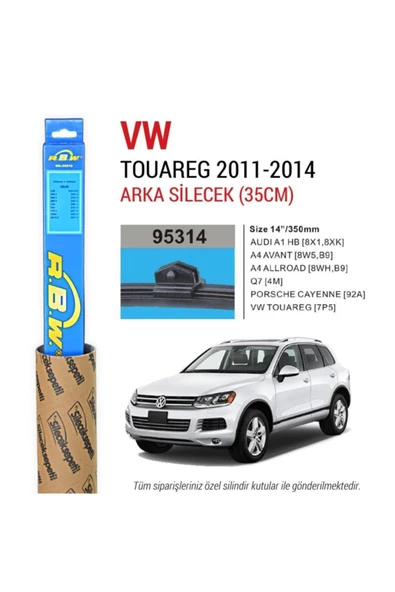 Rbw Volkswagen Touareg Arka Silecek (2011-2014)