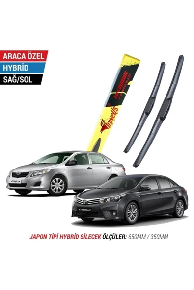 Inwells Toyota Corolla Silecek Takımı (2007-2018) Inwells Hybrid - 1