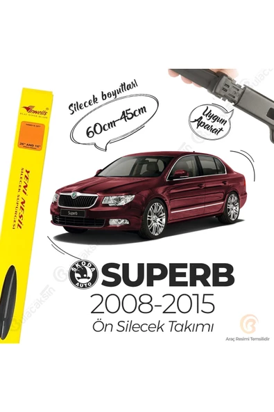 Inwells Skoda Superb Muz Silecek Takımı (2008-2015)