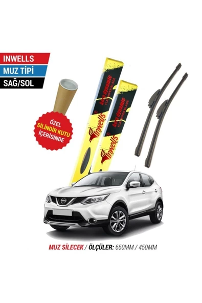 Inwells Nissan Qashqai Inwells Muz Silecek Takımı (2014-2019)