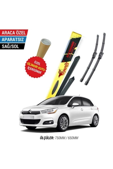 Inwells Citroen C4 Inwells Muz Silecek Takımı (2012-2017) ürün görseli