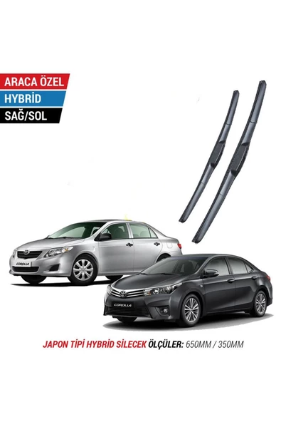 ARSVİSİON AUTO ACCESSORIES Toyota Corolla Silecek Takımı (2007-2020)