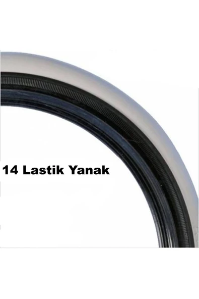 Universal Atlas Lyon Lastik Yanağı Beyaz - Siyah Yanak 14jant - 3