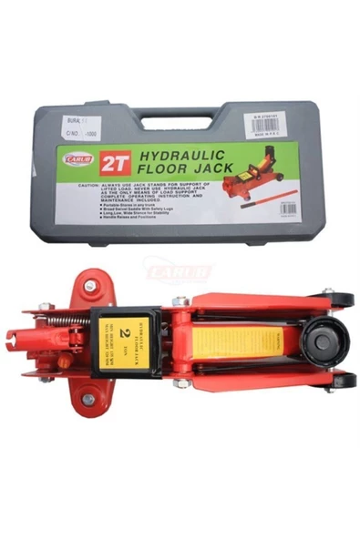 Ars Arabalı Hidrolik Kriko 2 Ton/ 2000 Kg Tekerlekli Kutulu - 2
