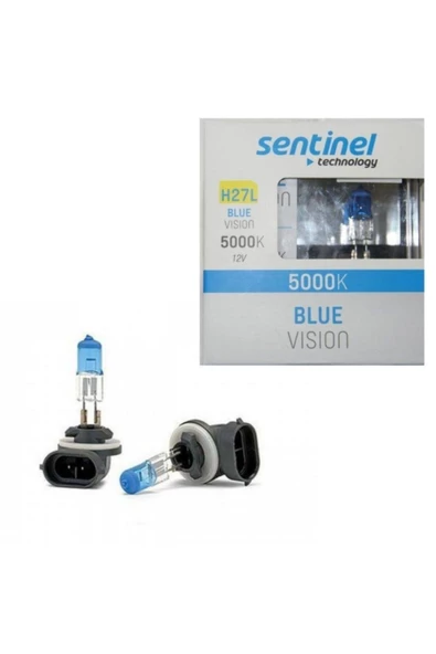 Sentinel H27  12v 5000k Eğri Skoket Beyaz Işık Ampul 881