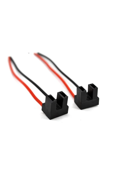 Mesa 2 Adet H7 Ampul Duy Far Fişi 1.5mm Kablolu Soket
