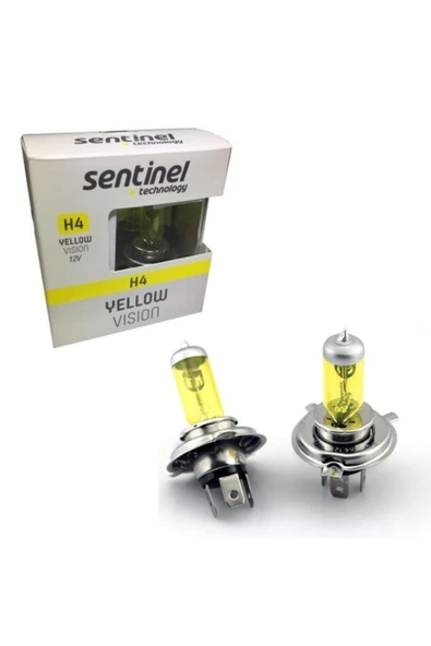 Sentinel H4 Sarı Işık Ampul 12v 90w