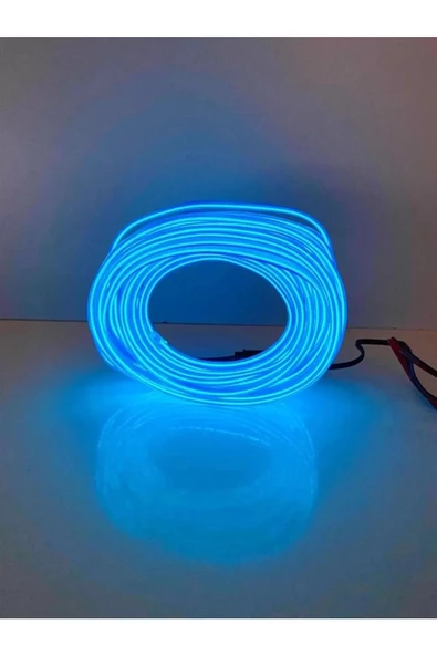 Carub Araç Içi Aydınlatma Ip Neon Led Buz Mavisi - Resim 2