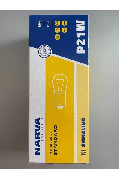 Narva 12v 93 P21w Stop Sinyal Ampulü Tek Duy (10 Adet) 17635