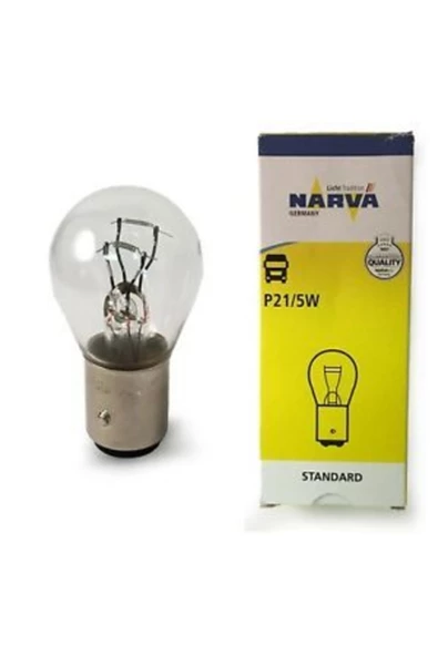 Narva 12v 1016 21/5w Park Stop Ampulü Çift Duylu 10 Adet 17916