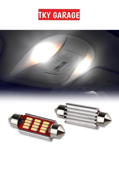CANBUS Sofit Led 1 Adet 36 Mm Tavan Plaka Ampül Yüksek Aydınlatma Özelliği