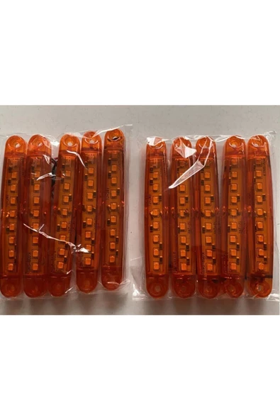 FTE 9 Ledli Sarı Parmak Led (10'LU PAKET)
