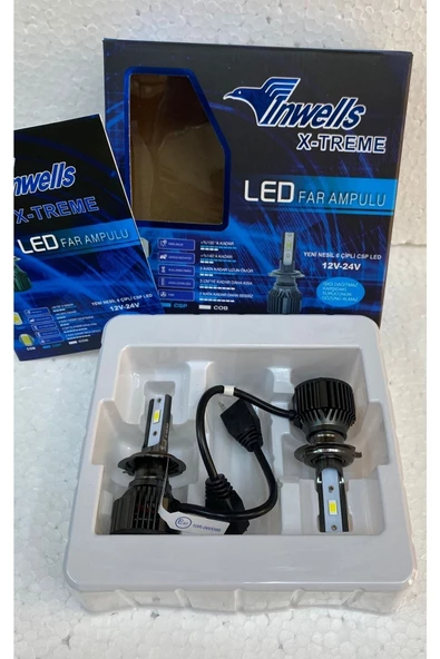 Inwells H7 Xenon Led Far Ampulü X-treme Serisi Yeni Nesil 6 Çipli Csp