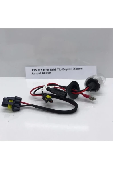 Mfk 12v H7 Eski Tip Beyinli Xenon Ampul 8000k - 4