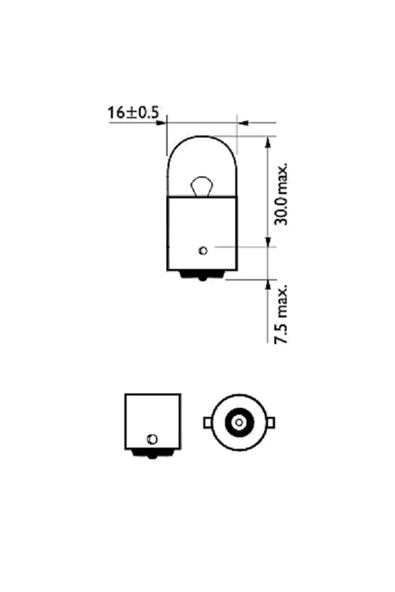 Narva On Adet R5w 17171 12v. 5w. ( 67 ) Ampul Uyumlu - 3